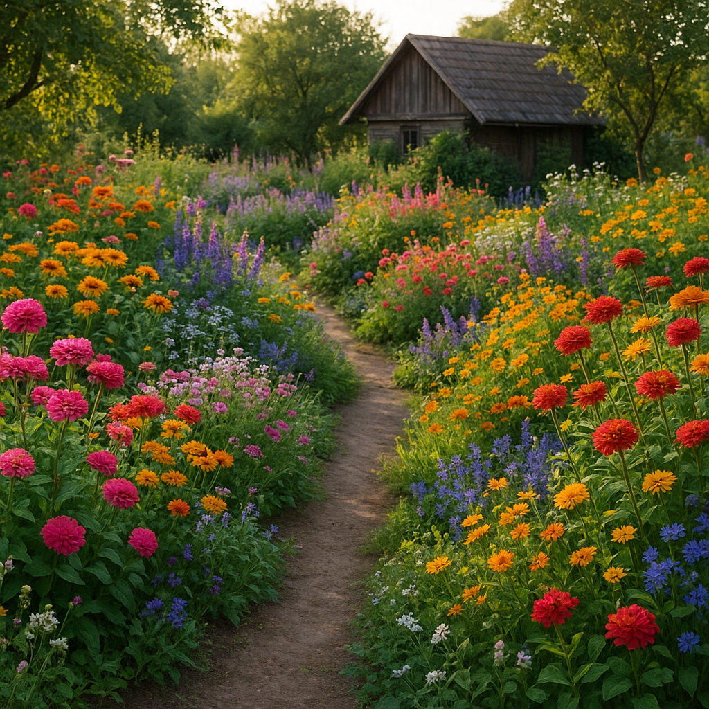 Jak stworzyć wiejski ogród kwiatowy marzeń
