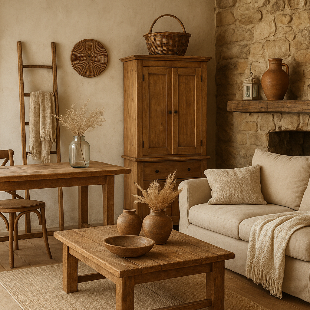 Pomysły na dekoracje domu w stylu rustykalnym