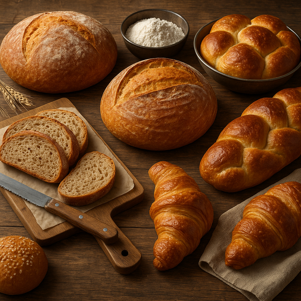 Przepisy na domowe chleby i wypieki