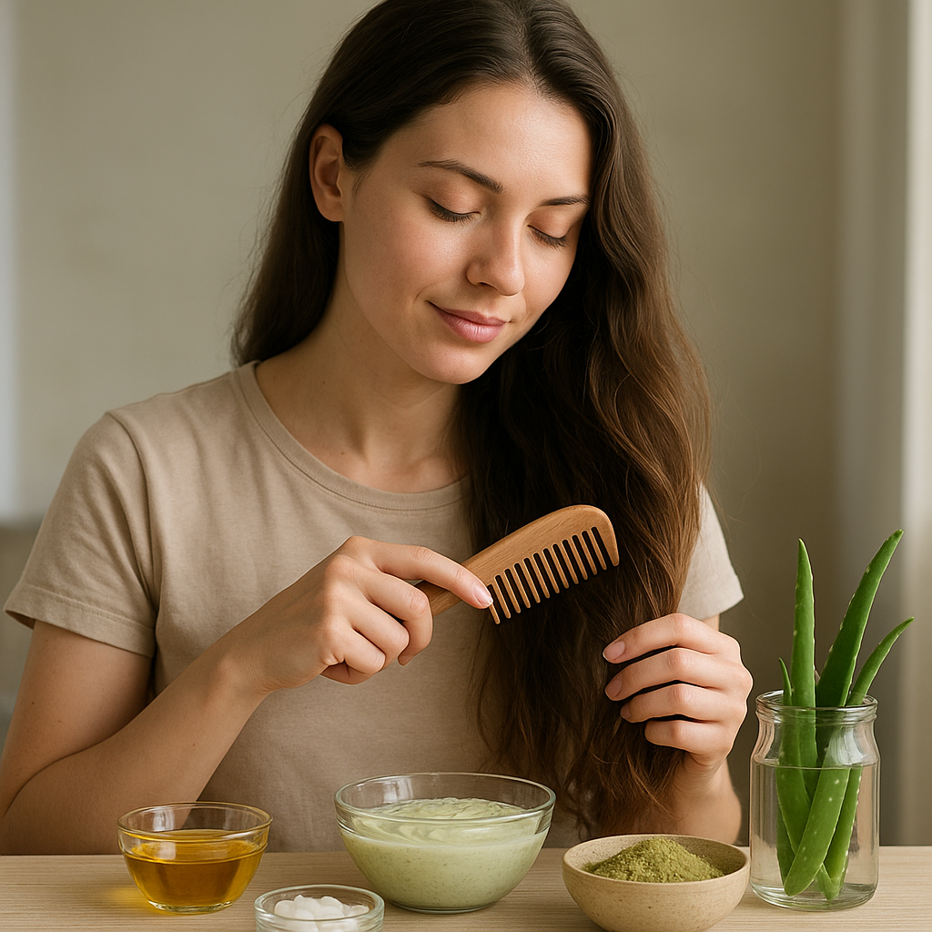 Jak dbać o włosy naturalnymi metodami