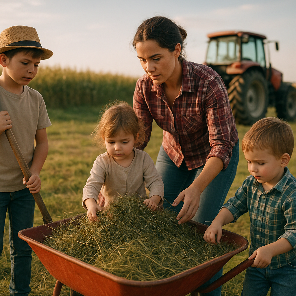 Jak pogodzić pracę w gospodarstwie z wychowaniem dzieci